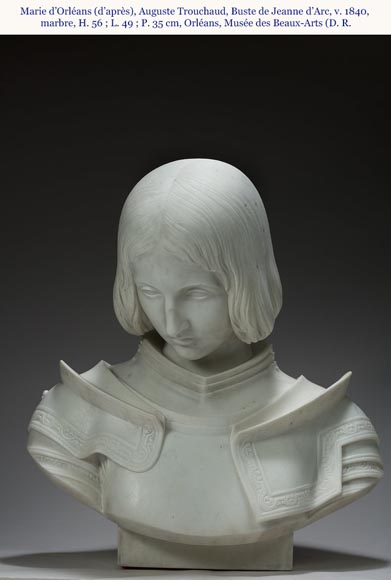 Marie d'ORLÉANS (after), Statue of Joan of Arc in cast iron, after 1837 Marie d'ORLÉANS (after), Statue of Joan of Arc in cast iron, after 1837-13
