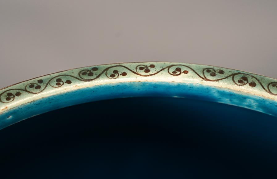 Théodore Deck, Vase with flowers and butterflies, c. 1880 Théodore Deck, Vase with flowers and butterflies, c. 1880-13