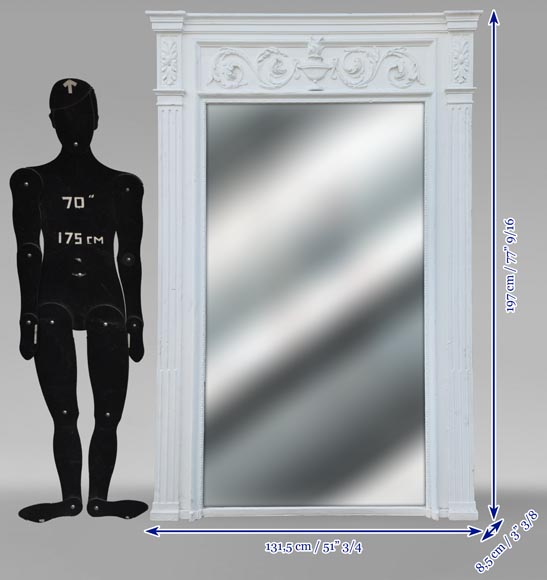 Louis XVI-style Trumeau with fire pot Louis XVI-style Trumeau with fire pot-6