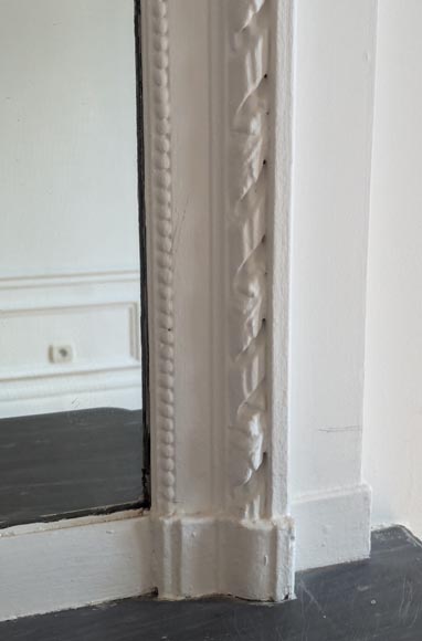 Louis XVI style trumeau with flower basket and garland of flowers Louis XVI style trumeau with flower basket and garland of flowers-6