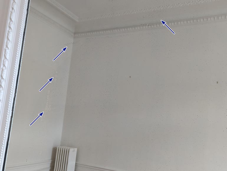 Louis XVI style trumeau with flower basket and garland of flowers Louis XVI style trumeau with flower basket and garland of flowers-7