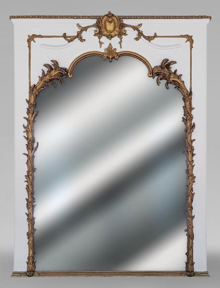 Napoleon III-style trumeau decorated with branches Napoleon III-style trumeau decorated with branches-0