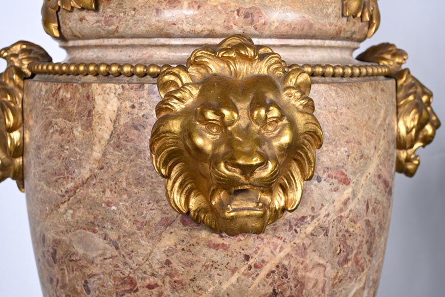 Napoléon III Lamp in Sarrancolin Marble, modern base-9