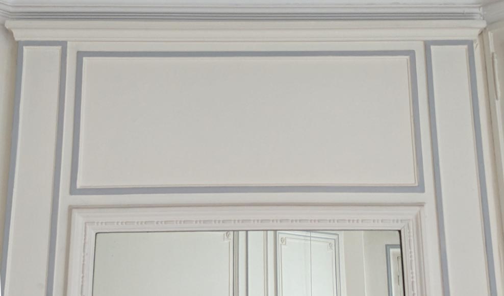 Louis XVI-style trumeau with small pearls Louis XVI-style trumeau with small pearls-1