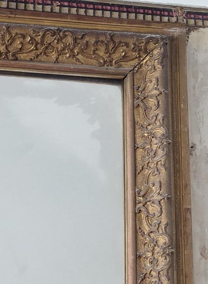 Regency-style gilded trumeau Regency-style gilded trumeau-2