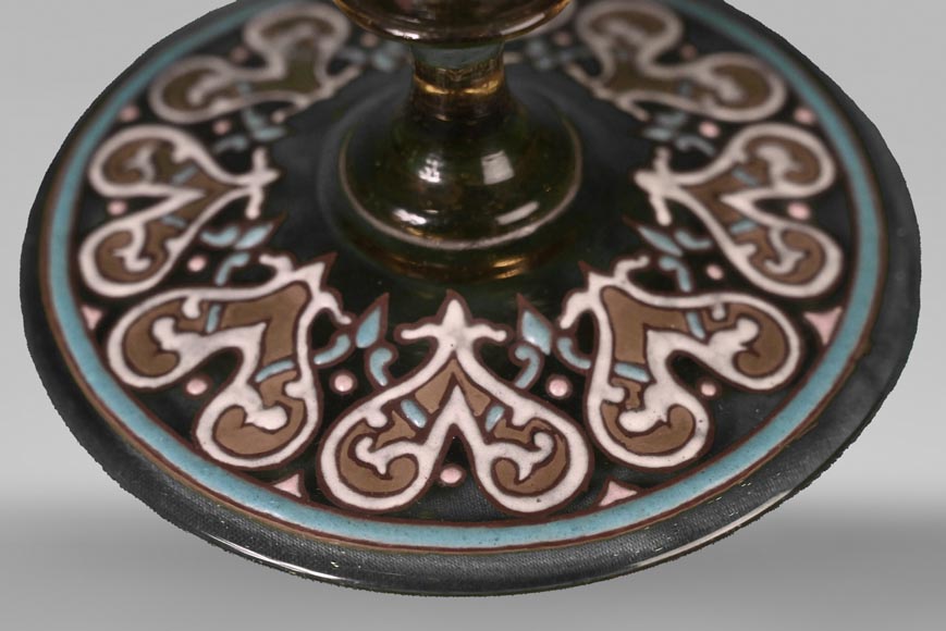 Jacques Philippe IMBERTON, Orientalist-Style Bowl, second half of the 19th century Jacques Philippe IMBERTON, Orientalist-Style Bowl, second half of the 19th century-4