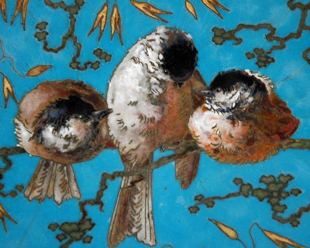 Andre-Fernand THESMAR (1845 - 1912) and Ferdinand BARBEDIENNE, Ornamental Japanese plate Andre-Fernand THESMAR (1845 - 1912) and Ferdinand BARBEDIENNE, Ornamental Japanese plate-1