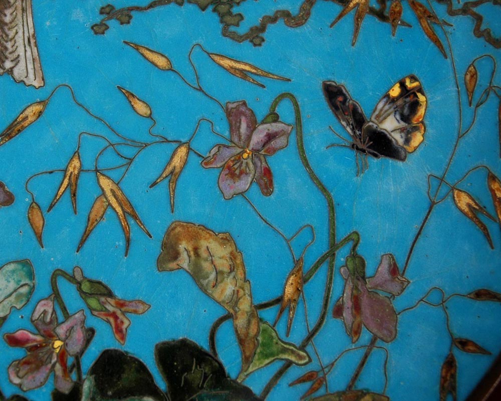 Andre-Fernand THESMAR (1845 - 1912) and Ferdinand BARBEDIENNE, Ornamental Japanese plate Andre-Fernand THESMAR (1845 - 1912) and Ferdinand BARBEDIENNE, Ornamental Japanese plate-5