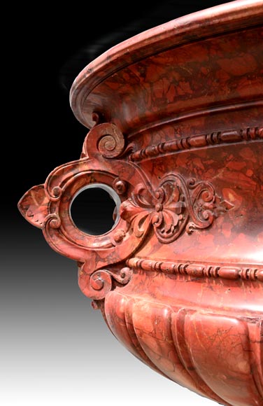 Jules CANTINI, Large Urn in Numidia Red Breccia Marble,second half of the 19th century Jules CANTINI, Large Urn in Numidia Red Breccia Marble,second half of the 19th century-4