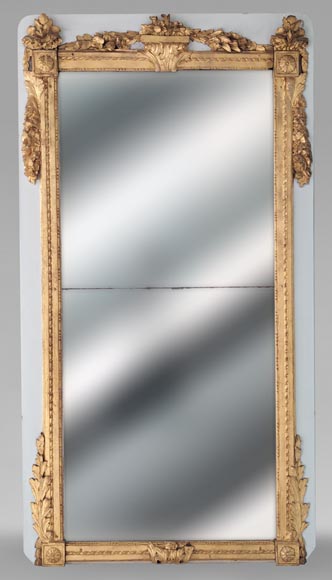 Louis XVI period gilded trumeau Louis XVI period gilded trumeau-0