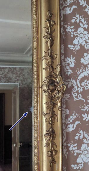 Napoleon III-style gilded trumeau-4