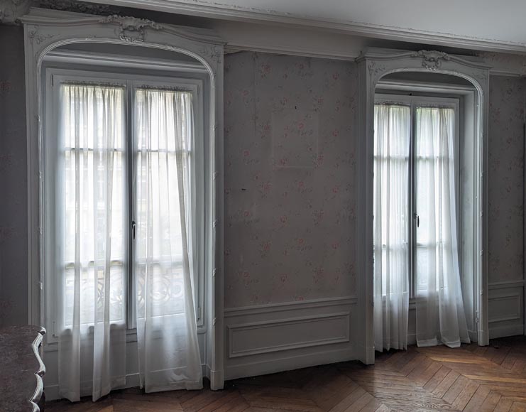 Pair of Napoleon III style curtain boxes Pair of Napoleon III style curtain boxes-2