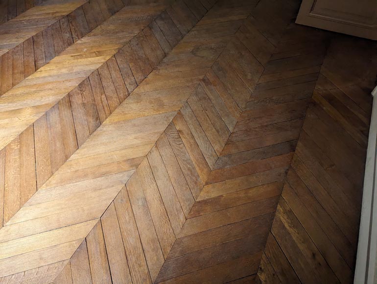 14 m² lot of Point de Hongrie parquet flooring 14 m² lot of Point de Hongrie parquet flooring-2