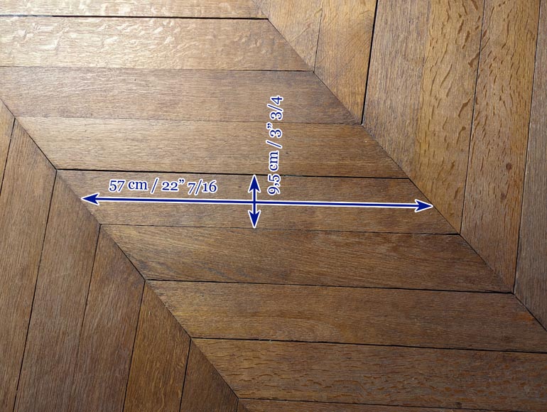 14 m² lot of Point de Hongrie parquet flooring 14 m² lot of Point de Hongrie parquet flooring-8