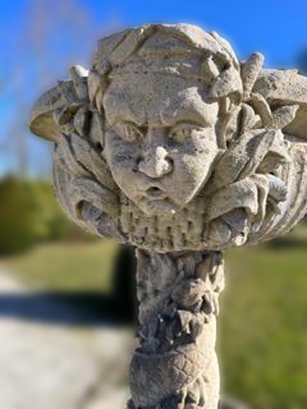 Fountain with Dolphins, 19th century Fountain with Dolphins, 19th century-3