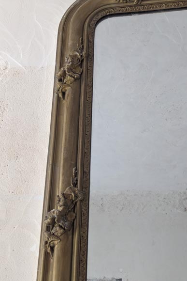 Louis XV style trumeau with gilt painted palmette Louis XV style trumeau with gilt painted palmette-3