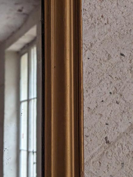 Napoleon style trumeau decorated with a bouquet of flowers, painted Napoleon style trumeau decorated with a bouquet of flowers, painted-4