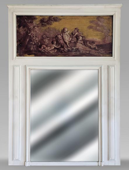 Louis XVI style Trumeau on the theme of wine Louis XVI style Trumeau on the theme of wine-0