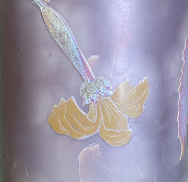 Clain & Perrier - Glass Paste Vase Decorated With Coloquintes, Circa 1900 Clain & Perrier - Glass Paste Vase Decorated With Coloquintes, Circa 1900-9