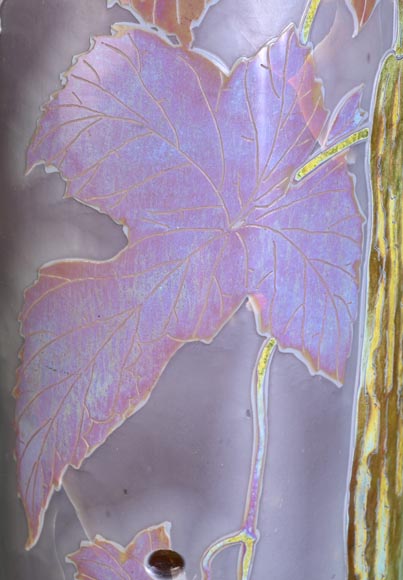 Clain & Perrier - Glass Paste Vase Decorated With Coloquintes, Circa 1900 Clain & Perrier - Glass Paste Vase Decorated With Coloquintes, Circa 1900-13