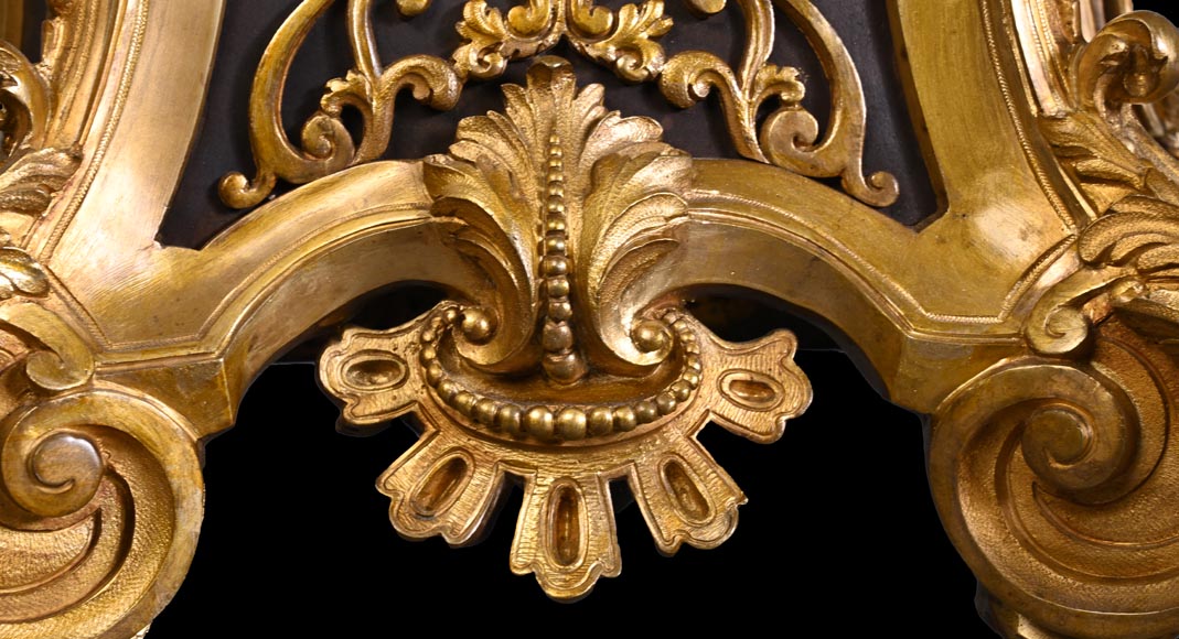 H&F Paris, Cartel with Four Espagnolette Figures, 19th Century H&F Paris, Cartel with Four Espagnolette Figures, 19th Century-7