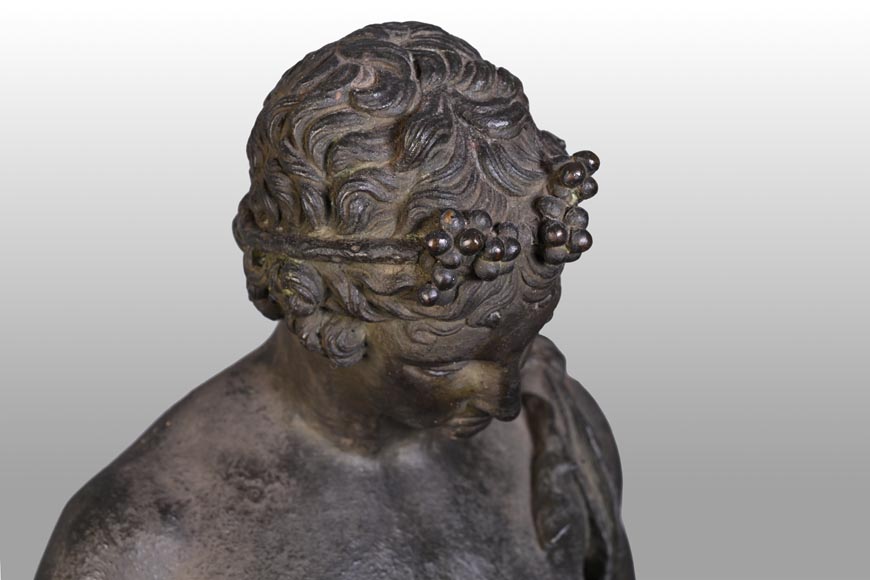 Parisian Clockmaker, Clock with “Narcissus” of Pompeii, late 19th Century Parisian Clockmaker, Clock with “Narcissus” of Pompeii, late 19th Century-13