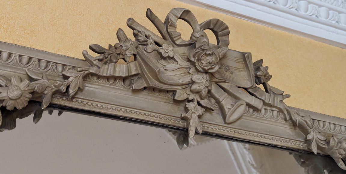 Louis XVI-style trumeau with musical instruments Louis XVI-style trumeau with musical instruments-2