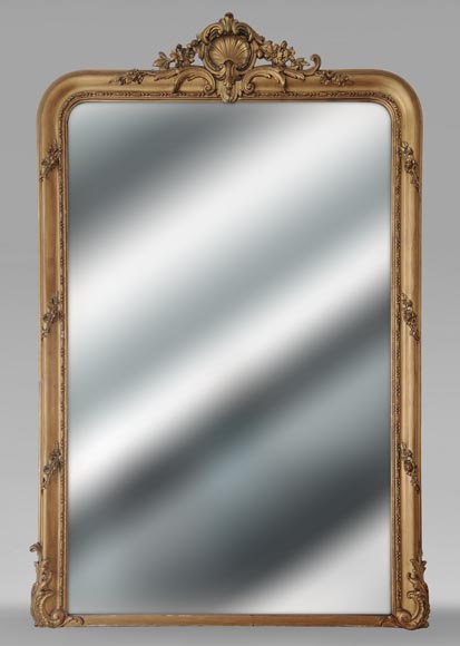 Trumeau de style Louis XV, bronzine Trumeau de style Louis XV, bronzine-0