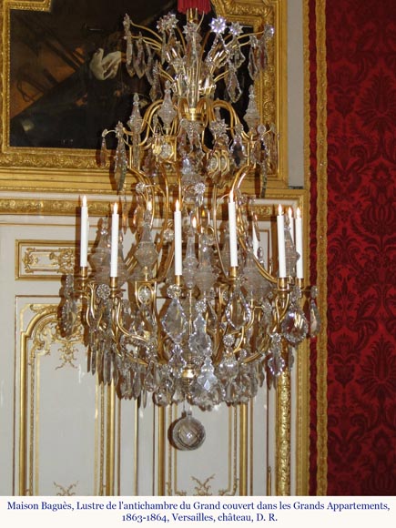 Twenty-Four-Arm Chandelier Based on Château de Versailles Chandeliers, 20th century Twenty-Four-Arm Chandelier Based on Château de Versailles Chandeliers, 20th century-16