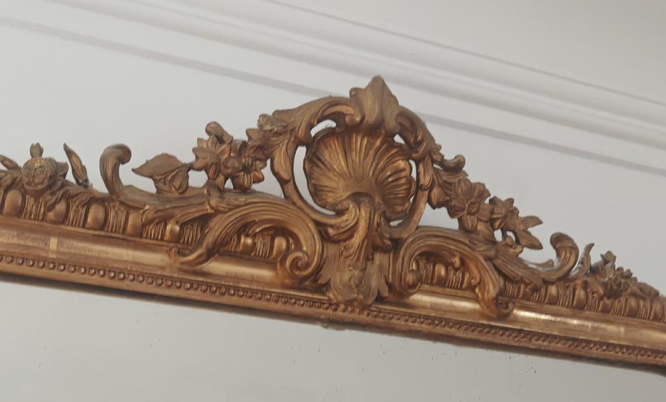 Louis XV-style gilded trumeau Louis XV-style gilded trumeau-2