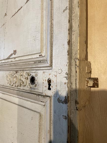 Moulded painted wood door Moulded painted wood door-4