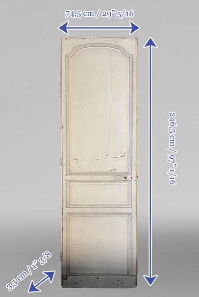 Moulded painted wood door Moulded painted wood door-5