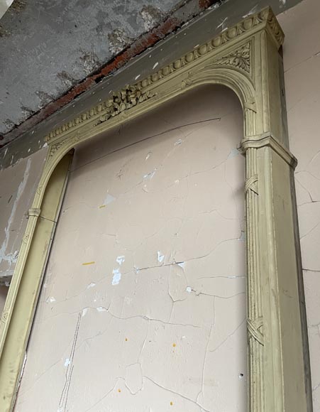 Set of Three Carved Wooden Curtain Boxes, Louis XVI Period Set of Three Carved Wooden Curtain Boxes, Louis XVI Period-6