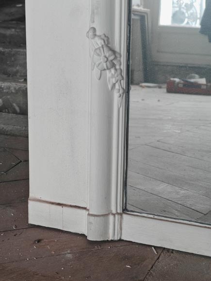 Louis XV style trumeau decorated with a beautiful shell Louis XV style trumeau decorated with a beautiful shell-5