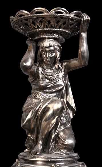 CAILAR, BAYARD & CIE – Table centerpiece featuring Native Americans-28