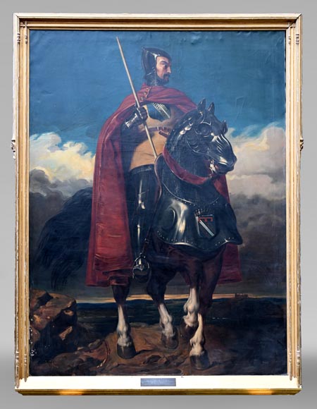 E. BRUN after Jules-Claude ZIEGLER, Portrait of Louis de Champagne, Count of Sancerre, 1920 E. BRUN after Jules-Claude ZIEGLER, Portrait of Louis de Champagne, Count of Sancerre, 1920-0