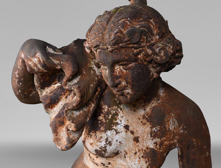 DUCEL Foundry after Pierre LOISON, Young Girl with a Conch, middle of the 19th century DUCEL Foundry after Pierre LOISON, Young Girl with a Conch, middle of the 19th century-3