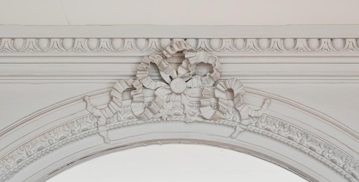 Louis XVI style trumeau surmounted by a ribbon Louis XVI style trumeau surmounted by a ribbon-1