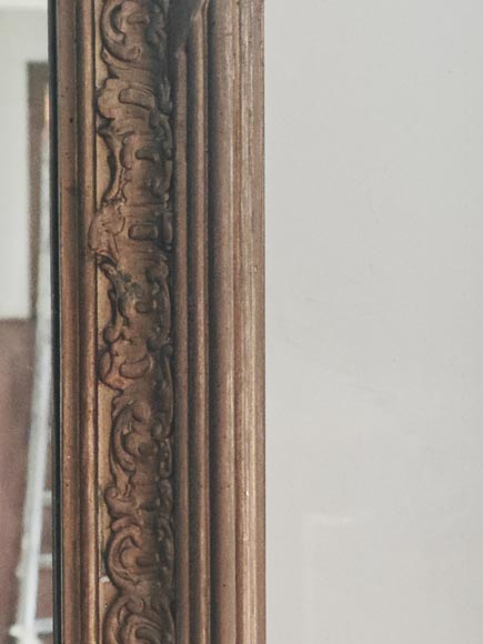 Louis XV-style trumeau with openwork shells, painted Louis XV-style trumeau with openwork shells, painted-3