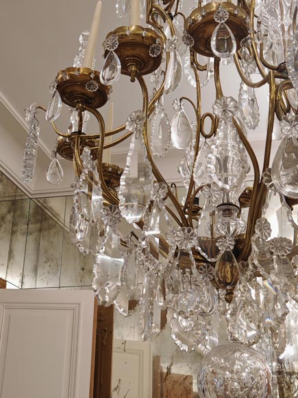Pair of modern crystal chandeliers, Versailles models Pair of modern crystal chandeliers, Versailles models-20