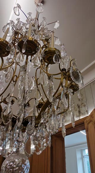 Pair of modern crystal chandeliers, Versailles models Pair of modern crystal chandeliers, Versailles models-22