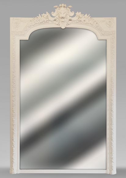 Napoleon III style trumeau adorned with lion's head Napoleon III style trumeau adorned with lion's head-0