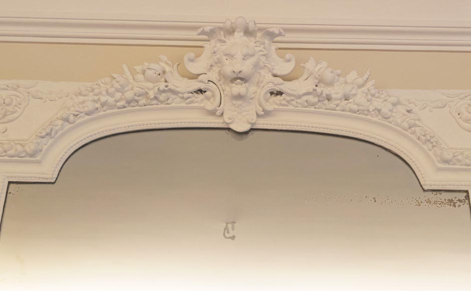 Napoleon III style trumeau adorned with lion's head Napoleon III style trumeau adorned with lion's head-1