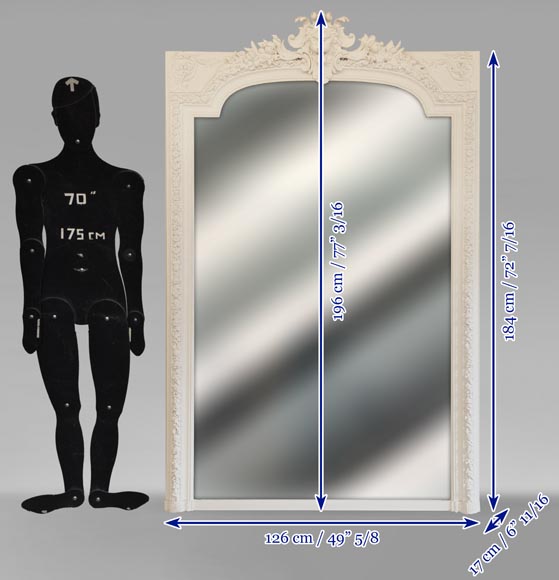 Napoleon III style trumeau adorned with lion's head Napoleon III style trumeau adorned with lion's head-9