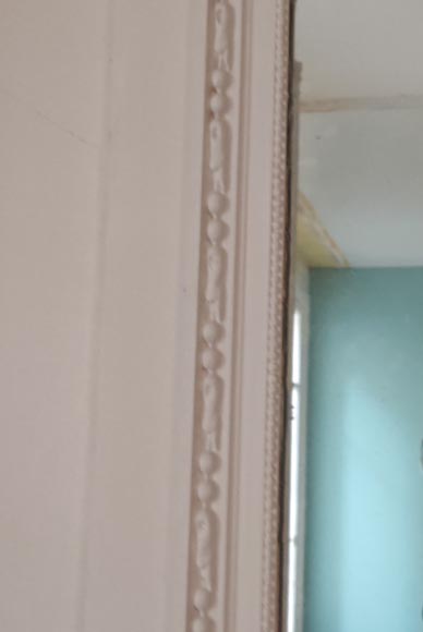 Louis XVI style trumeau decorated with a wreath of flowers Louis XVI style trumeau decorated with a wreath of flowers-4