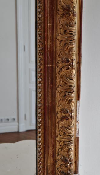 Large Regence style gilded trumeau topped by a shell Large Regence style gilded trumeau topped by a shell-6