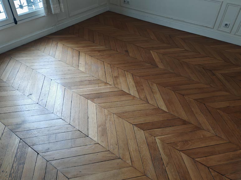 9 m² lot of Hungarian point wood flooring 9 m² lot of Hungarian point wood flooring-1