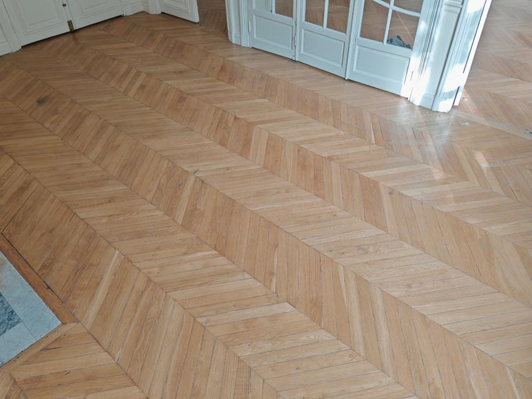 23 m² lot of Hungarian point wood flooring 23 m² lot of Hungarian point wood flooring-1