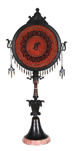 Giuseppe PARVIS (attributed to), Egyptian Revival Mirror, circa 1900 Giuseppe PARVIS (attributed to), Egyptian Revival Mirror, circa 1900-2