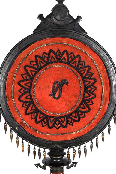 Giuseppe PARVIS (attributed to), Egyptian Revival Mirror, circa 1900 Giuseppe PARVIS (attributed to), Egyptian Revival Mirror, circa 1900-5